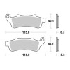 Plaquettes de freins AP RACING (Nouvelle Génération) 