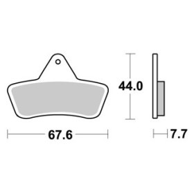 Plaquettes de freins AP RACING 