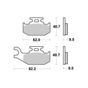 Plaquettes de freins AP RACING 