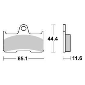 Plaquettes de freins AP RACING 