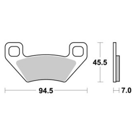 Plaquettes de freins AP RACING 