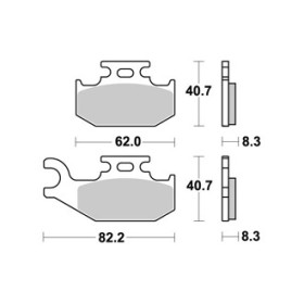 Plaquettes de freins AP RACING 