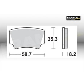 Plaquettes de freins AP RACING 