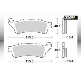 Plaquettes de freins AP RACING 