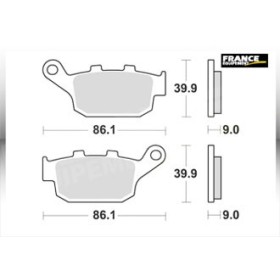 Plaquettes de freins AP RACING