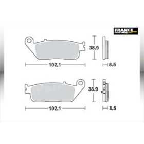 Plaquettes de freins AP RACING 
