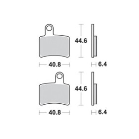Plaquettes de freins AP RACING 