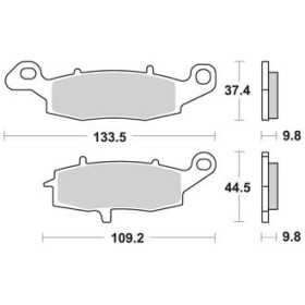 Plaquettes de freins AP RACING 