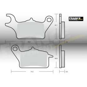 Plaquettes de freins AP RACING 