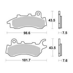 Plaquettes de freins AP RACING 