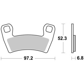 Plaquettes de freins AP RACING 