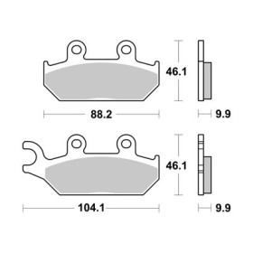 Plaquettes de freins AP RACING 