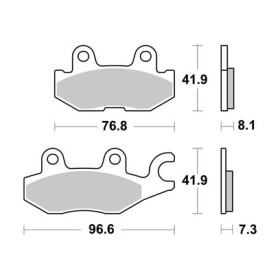 Plaquettes de freins AP RACING 