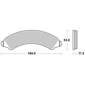 Plaquettes de freins AP RACING 
