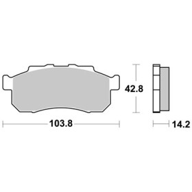 Plaquettes de freins AP RACING 