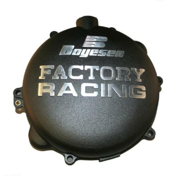 Couvercle de carter d'embrayage BOYESEN Factory Racing noir KTM EXC 250/300
