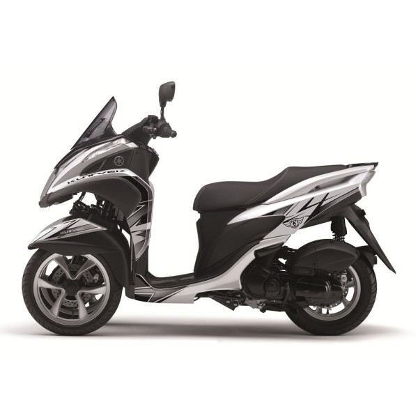 Kit déco KUTVEK Velocity blanc/noir Yamaha Tricity 125