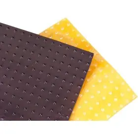 Adhésif anti-dérapant BLACKBIRD 25x18cm picots longs noir