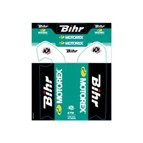Kit de déco de fourche Bihr/Motorex KUTVEK KTM SX85