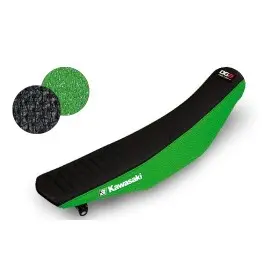 Housse de selle BLACKBIRD Zebra noir/vert Kawasaki KX-F250/450