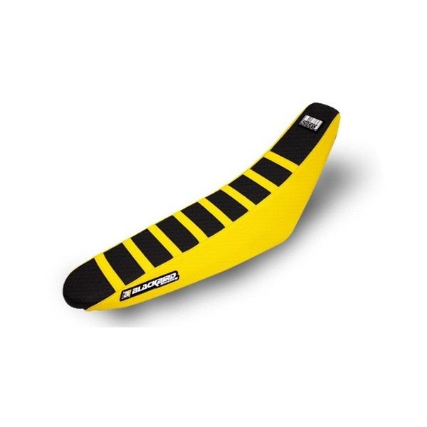 Housse de selle BLACKBIRD Zebra noire/jaune Suzuki RM-Z250