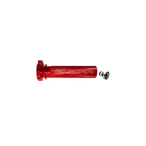 Barillet de gaz SCAR alu + roulement rouge Honda