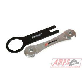 Clé de bouchon de fourche double SCAR Ø49mm/8 pans - fourches KYB