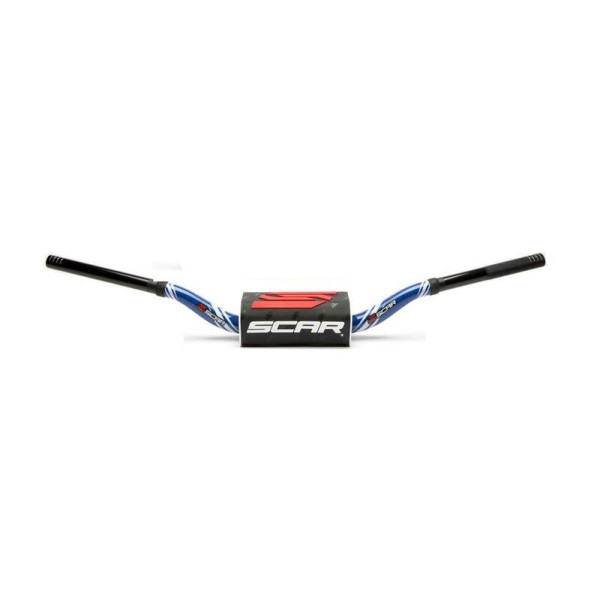 Guidon SCAR O² 28.6mm RC Mini 65/85 High - Graphic Colour bleu