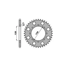 Couronne PBR acier standard 491 - 520