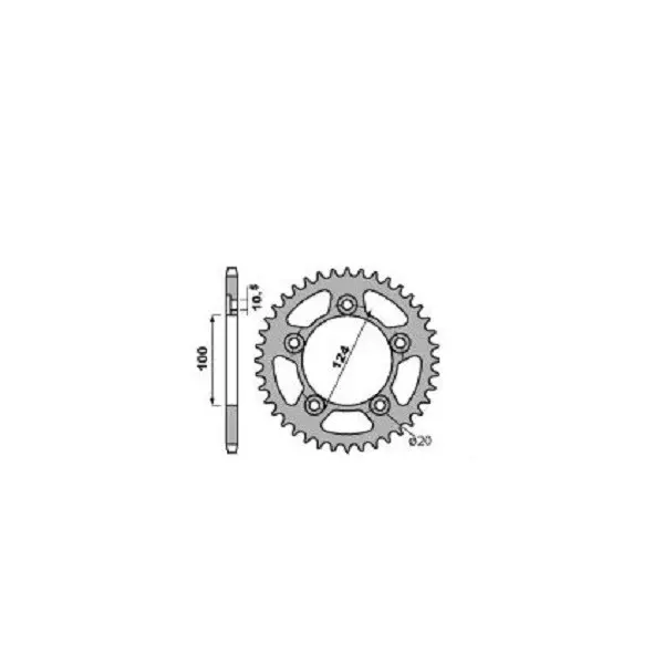 Couronne PBR acier standard 4444 - 520