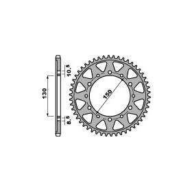 Couronne PBR acier standard 860 - 530