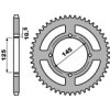 Couronne acier PBR 45 dents chaîne 520 YAMAHA XV250 