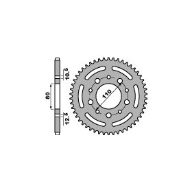 Couronne PBR acier standard 4350 - 525