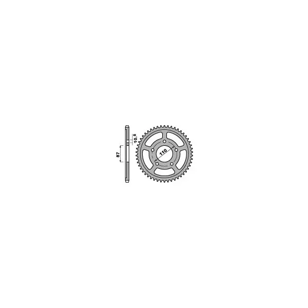 Couronne PBR acier standard 824 - 530