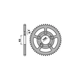 Couronne PBR acier standard 714 - 520