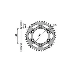 Couronne PBR acier standard 1027 - 520