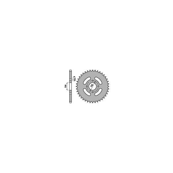 Couronne PBR acier standard 4304 - 428