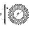 Couronne acier PBR 57 dents chaîne 428 YAMAHA TDR125  