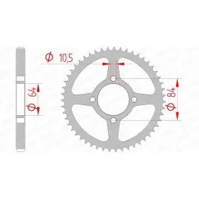 Couronne AFAM acier standard 14215 - 428