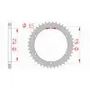 Couronne AFAM acier standard 12502 - 520