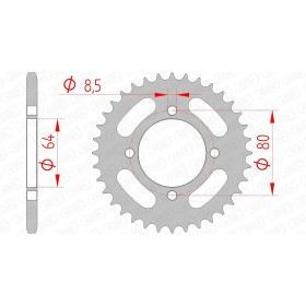 Couronne AFAM 48 dents type 12101 pas 420 acier YAMAHA FS1 50