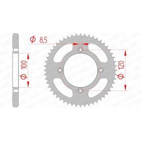 Couronne AFAM 46 dents type 38200 pas 428 acier BETA 50 RR Enduro