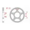 Couronne AFAM acier standard 86600 - 530
