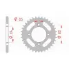 Couronne AFAM acier standard 12101 - 420