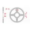 Couronne AFAM acier standard 10221 - 520