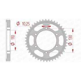 Couronne AFAM 41 dents type 12813 pas 530 acier SUZUKI GSX-R 1000