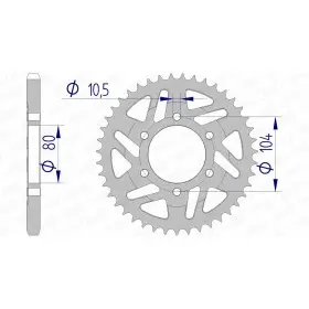 Couronne AFAM aluminium 17610525