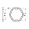 Couronne AFAM aluminium 51803 - 525