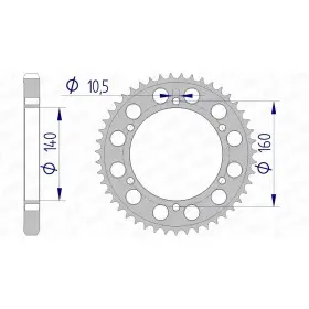 Couronne AFAM aluminium 17701530