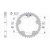 Couronne AFAM aluminium 93836 - 525